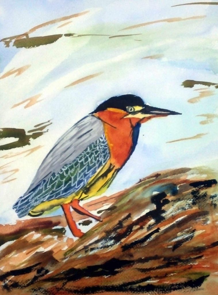 Heron in Spring