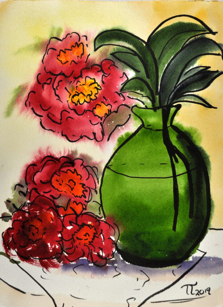 2019-05-14-green-vase-and-peonies-wet-on-wet-005-cropped