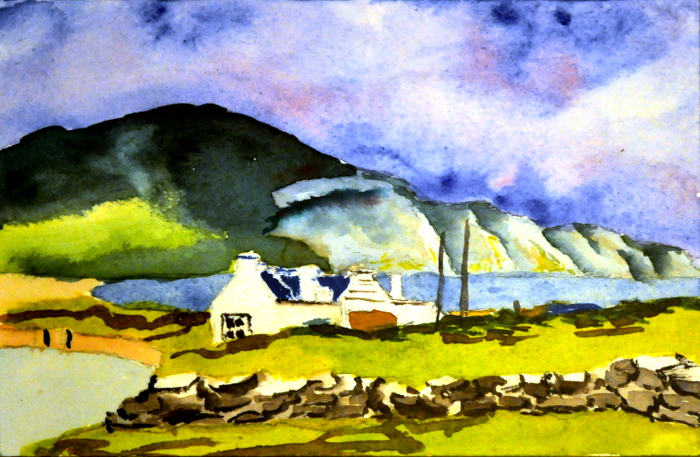 Irish Countryside, post card